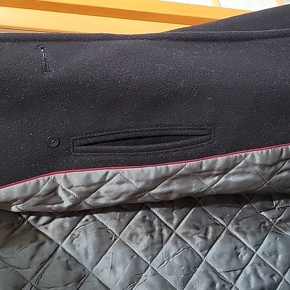 J. Crew black double breasted wool and thinsulate peacoat - Picture 4 of 13